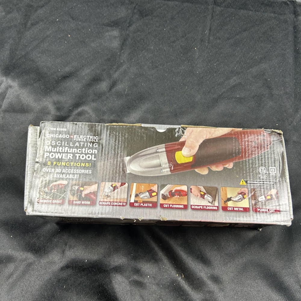 Chicago Electric Oscillating Multi Tool Corded Power Tool w/ Some Accessories